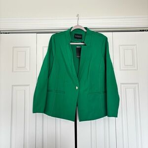 Eloquii Vibrant Green Suit Jacket